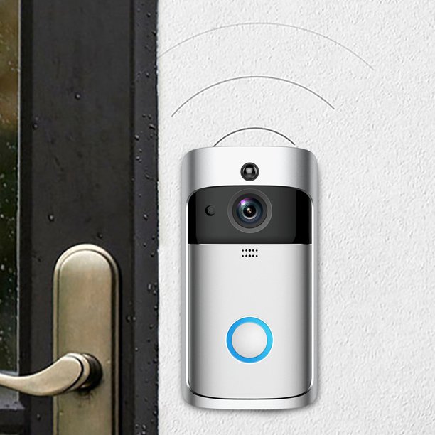 Seguridad WiFi Timbre de la puerta del hogar Detector de movimiento Almacenamiento en la nube Detección humana inteligente