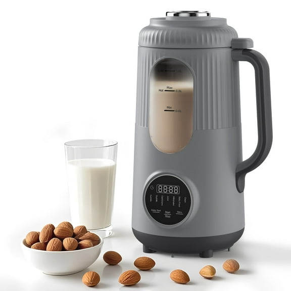PAYISHO Nut Milk Maker,35oz(1000ml) Automatic Soy Milk Maker for Homemade Almond, Oat, Soy Milk, Plant-Based Milk and Non-Dairy Beverages 8 in 1, Milk Maker Machine with Delay Start/Self Clean