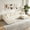 Beige, variant on AUU U-Shape Modular Sectional Sofa, Compressed Corduroy Sleeper Couch, Modern Minimalist Style for Living Room or Bedroom, Space-Efficient Design