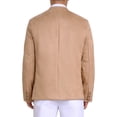 thumbnail image 3 of CHAQUETA DE TRAJE CASUAL PARA HOMBRE INSPIRE CHIC, CON CUELLO ALTO, DE UN SOLO BOTÓN, EN SUEDE, TALLA XL, COLOR CAQUI, 3 of 6