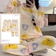 thumbnail image 1 of Conjuntos de Pijamas anudados para Mujer, ropa de dormir de dinosaurio de dibujos animados para adolescentes, ropa de casa para niñas, moda de primavera y otoño, 1 of 4
