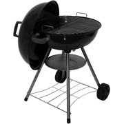 SZH 22" Heavy-Duty Charcoal Grill - Adjustable Vent, 354 SQ. In Cooking, Storage & Wheels