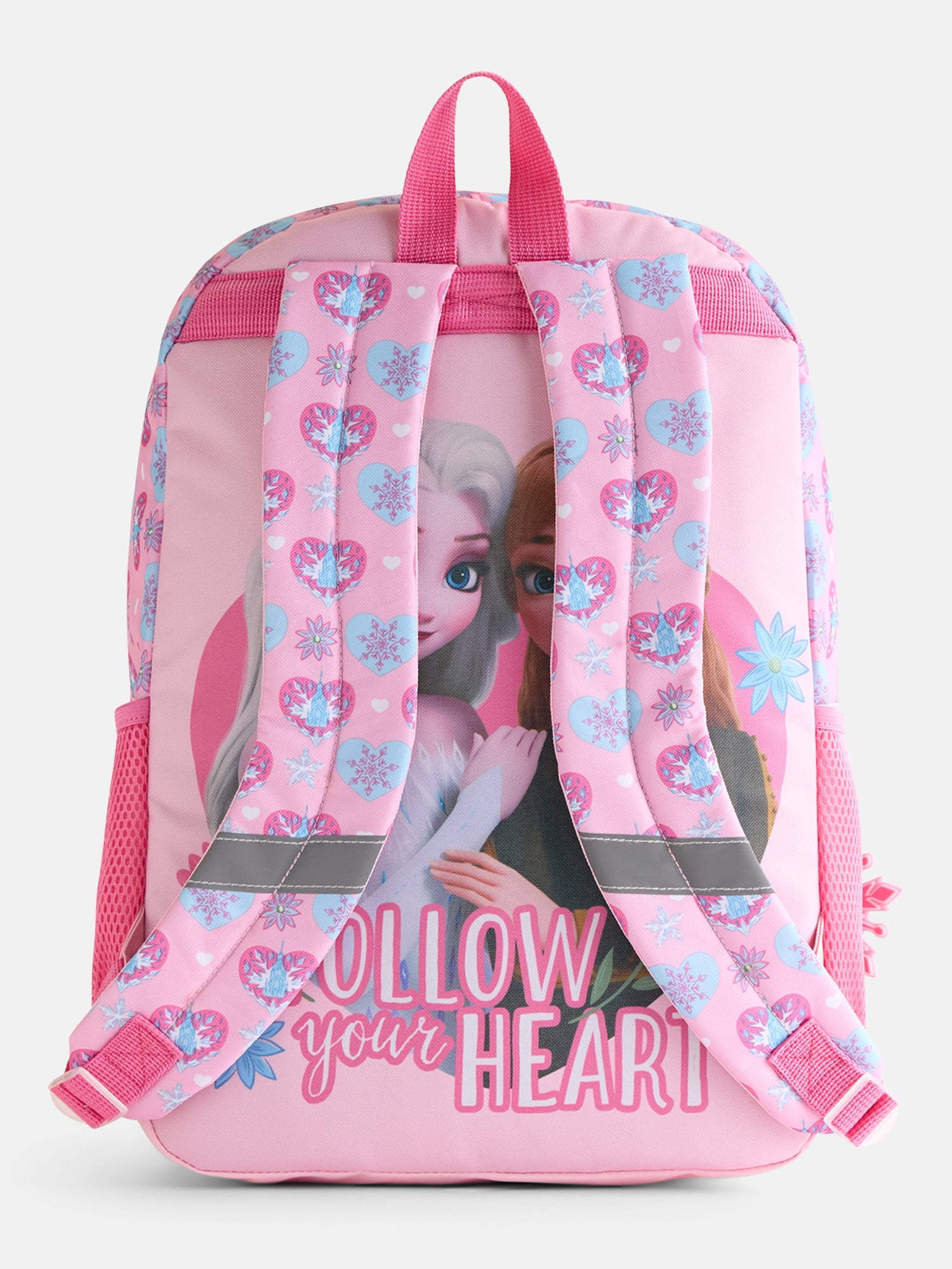 Disney Frozen Elsa and Anna Sequined Backpack Set with Lunch Bag, 6 Piece