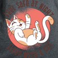 thumbnail image 3 of CafePress - Sleep With A Cat T Shirt - Women's Traditional Fit Dark T-Shirt, 3 of 4