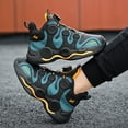 thumbnail image 3 of Kid's Cool Basketball Shoes Boys Sneakers Girls Trainers Comfort High top Basketball Shoes for Boys(Little Kid/Big Kid) Children Casual Sports Shoes Outdoor Wear, 3 of 5