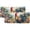 Pattern-5, variant on Rooster Printed Window Curtains Valances for Kitchen Village Farm Chicken and Flowers Nature Scenery Privacy Decorative Rod Pocket Short Window Valance Curtains 54 by 18 in, 2 Panel