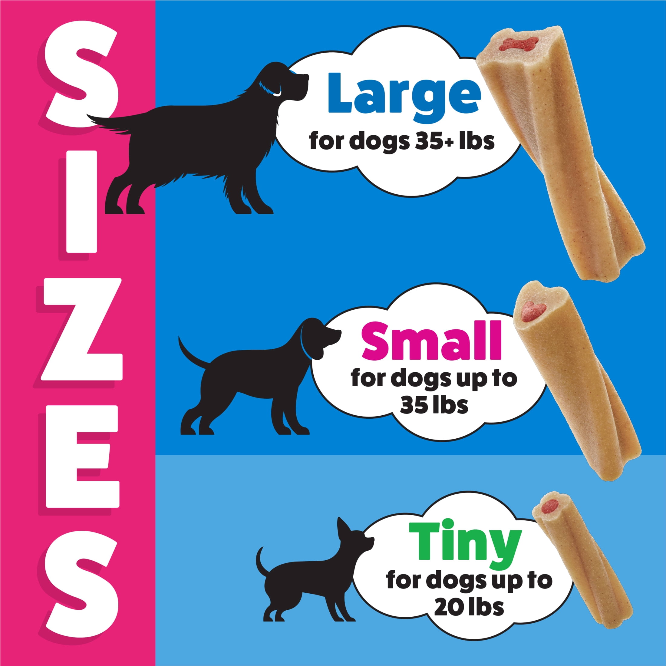 Purina Busy Toy Breed Dog Bones, Tiny, 60 ct. Pouch