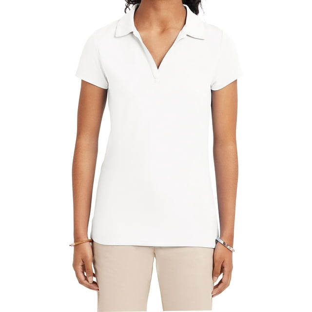Camiseta tipo Polo IZOD de Manga Corta para Uniforme de Mujer