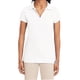 thumbnail image 1 of Camisa Polo IZOD Polo de Uniforme para Mujer de Manga Corta Blanca Talla M, 1 of 1