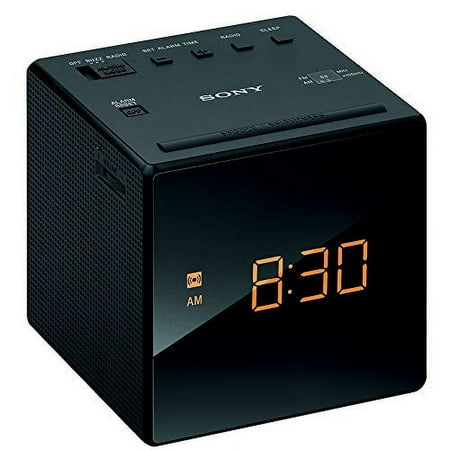 Sony Clock radio ICF-C1 : FM / AM / wide FM compatible Good night timer black ICF-C1 B// Clock