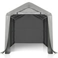 thumbnail image 3 of 8X8FT Outdoor Storage Shelter Shed GREY, 3 of 10