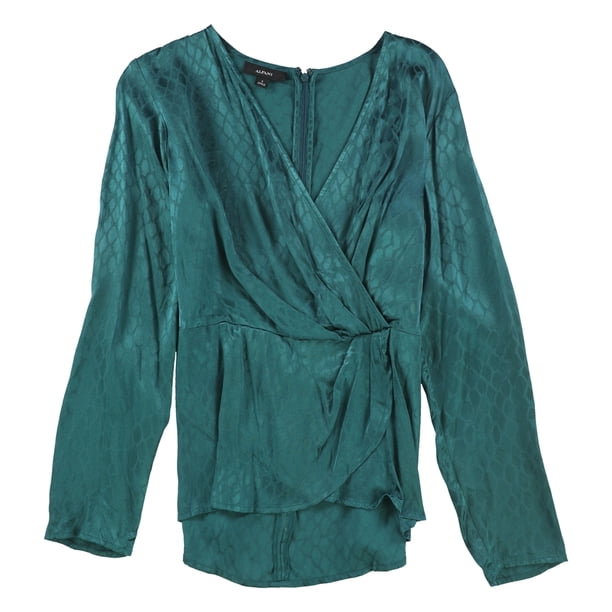 Blusa Alfani Mujer Escalas Pullover Azul Mediano