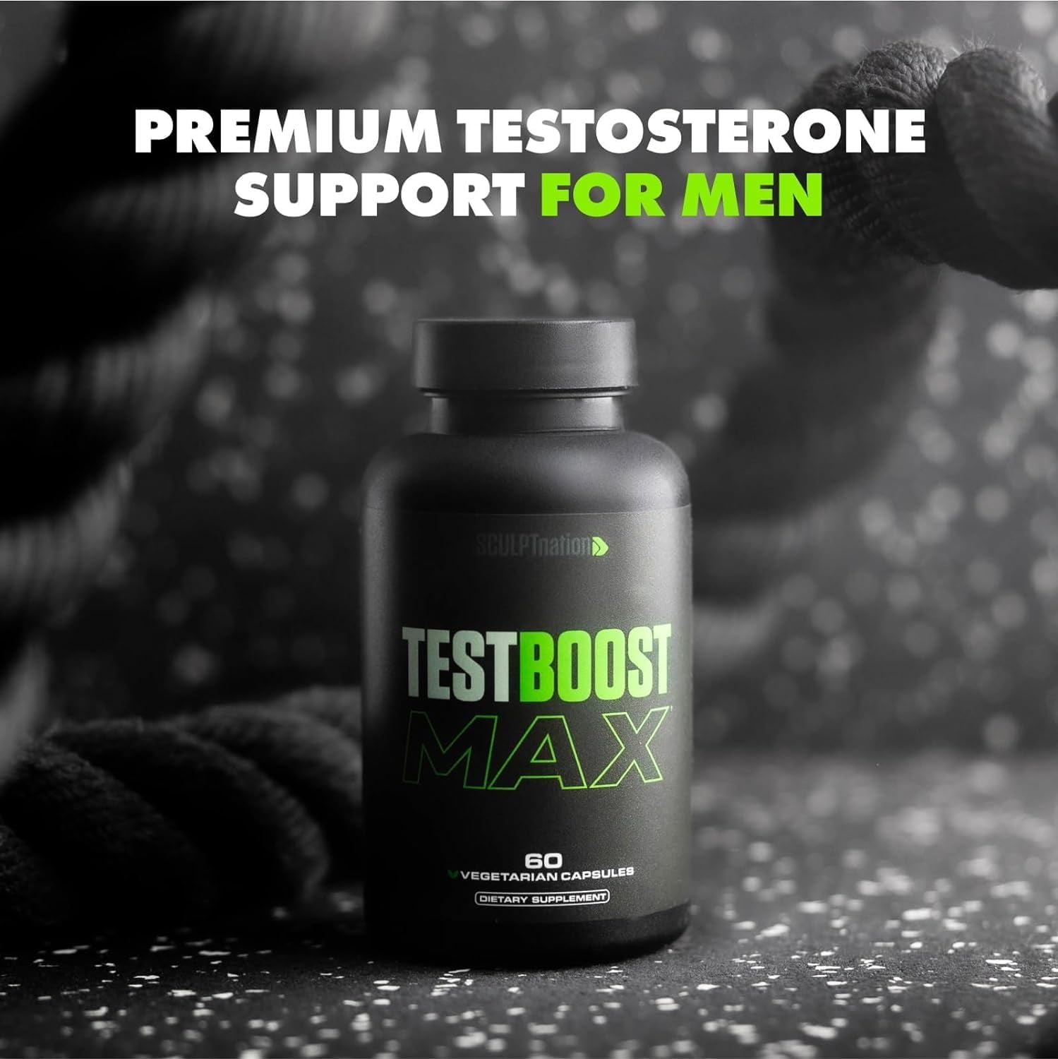 Sculpt Nation T-Boost Max and Turmeric Curcumin with Ashwagandha Tribulus Black Pepper and Ginger 2 Pack 60 Capsules Each