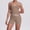 Brown, variant on SKQIT Womens Workout Sets 2 Piece Gym Yoga Outfits Crossover Shorts Crop Tank Top with Contrast Trim