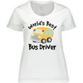 thumbnail image 3 of Inktastic Worlds Best School Bus Driver Women's Plus Size T-Shirt, 3 of 5