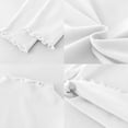 thumbnail image 2 of KVPLBQFD White Blouse Girls White Tops Long Sleeve Shirts for Teens Toddler Clothes 2 Year Old Girl Clothes Western Toddler Girl 2t Girl 4 Toddler, White 11-12 Years, 2 of 5