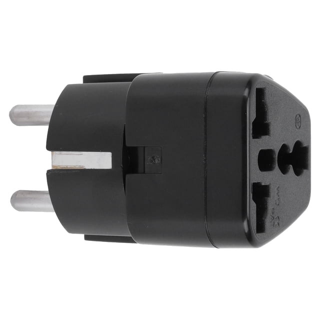 Enchufe Convertidor De Corriente De Viaje 10A, Adaptador De Enchufe De Viaje Europeo, Enchufe De Conversión