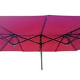 thumbnail image 6 of 15x9Ft Rectangular Double-Sided Patio Umbrella,Market Table Canopy Waterproof Twin Umbrella with Wind Vents,Garden Extra Large Umbrella with Crank Handle,for Garden Deck Backyard Pool Outside Deck, 6 of 6