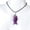 Amethyst With Chain, variant on 10pcs Quartz Fish Pendants Necklace Reiki Healing Amulet Energy Jewelry Marking-Topaz