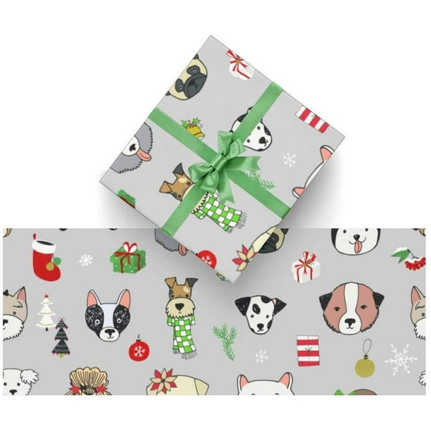 2Pcs Christmas Wrapping Paper Large Size Thickened Durable Xmas