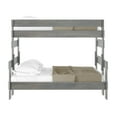 thumbnail image 4 of Plank+Beam Solid Wood Farmhouse Twin over Full Bunk Bed, Driftwood, 4 of 5