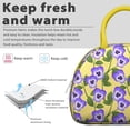thumbnail image 4 of Sac-repas Esquisse Botanique - Dessins de Fleurs Scientifiques, Sac Isolé Réutilisable pour Intellos des Plantes, 4 of 4