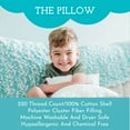 thumbnail image 2 of Little Sleepy Head Toddler Pillow with Pillowcase (Dinosaurs Pink) Best Pillow for Kids! 13x18", 2 of 7