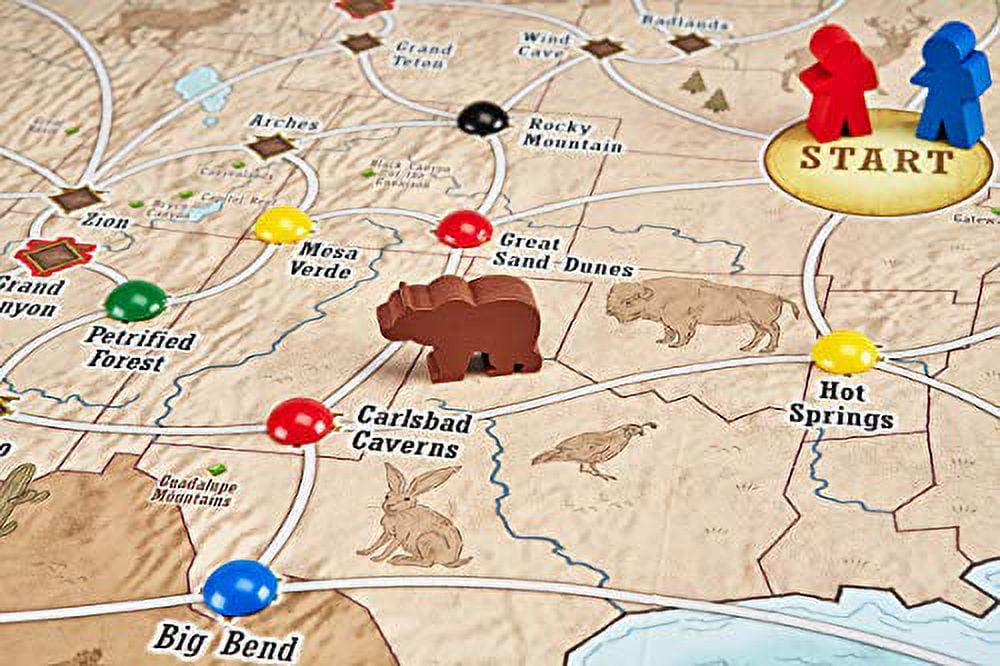 Underdog Games Trekking The National Parks: The Award-Winning Family Board  Game