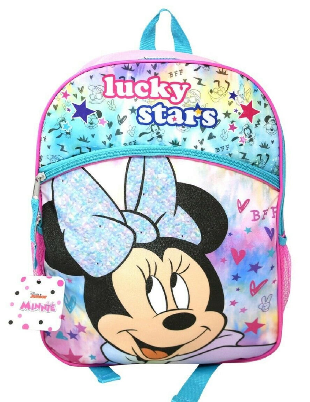 Disney Minnie Mouse Flamingo Backpack School Bag Travel Rucksack Kids Lunch Bag 