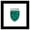 Black Framed Version, variant on Gallery Pops Harry Potter - Slytherin Crest Icon Nameplate Wall Art, Unframed Version, 12" x 12"