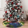 thumbnail image 7 of Lsque Chucky Print Christmas Tree Skirt, Tree Skirt with Ties or Velcro, Perfect for Holiday Decorations, Halloween, and New Year-30", 7 of 7