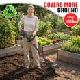 thumbnail image 6 of EWORK Cordless Tiller Cultivator 20V, 2x2.0Ah Battery, 80-Minute Runtime, 9-Inch Width 7-Inch Depth Electric Garden Tiller, 6 of 8