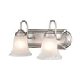 thumbnail image 3 of 4282-SN Millennium Lighting Compana - 2 Light Bath Vanity-8.5 Inch Tall and 14 Inch Wide-Satin Nickel Finish, 3 of 5
