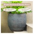 15.5"+12.3"+9.1" Round Concrete Planter for Outdoor Plants,Classic