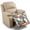 Cat Lily Tropical, variant on ZIATUBLES Pug Floral Print Recliner Chair Cover, Quilted Polyester Furniture Protector with Anti-Slip Silicone Dots, Washable Pet Friendly Seat Cushion Slipcover for Living Room