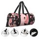 thumbnail image 3 of Balery Cute Axolotl Sakura Blossoms A Bolsa de Gimnasio para Mujeres y Hombres, Bolsa de Viaje Impermeable, Bolsa de Fin de Semana con Compartimento para Zapatos y Bolsillo Húmedo, 3 of 6
