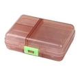 thumbnail image 2 of Airle Pill Box Reusable Anti-crack Separated Moisture-proof Classified Store Pills Transparent Double-layer with Lid Medicine Box for Travel, 2 of 7