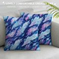 thumbnail image 3 of Pratyus Ice Print Throw Pillow Cover for Couch, Elegant Pillowcase 1PC, Square Design 20x20in, 3 of 5