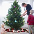 thumbnail image 4 of Christmas Tree Ornaments Tree Skirt Christmas Printed Tree Skirt Home Christmas Tree Decorations, 4 of 8