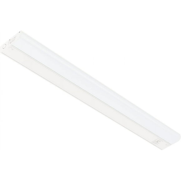 TRAHOO-30-inch Hardwired Only 3 Color LED Under Cabinet Lighting, Selectable 3000K/4000K/5000K, Dimmable, Matte White Finished, ETL Listed, IN-0201-14-WH-345K