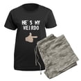 thumbnail image 5 of CafePress - He's My Weirdo Pajamas - Women's Short Sleeve Print T-Shirt and Pants Dark Cotton Pajama Set, 5 of 7