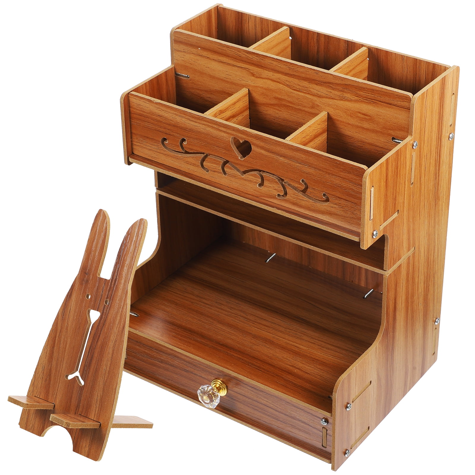 unbranded Desktop Organizer Drawer Organize Stationery and Sundries Office 25.5X21X15CM