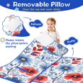 thumbnail image 3 of Pioneer Flower Floral Print Pattern Toddler Nap Mats for Kids Preschool,Sleeping Mat Bag or Kids,Toddler Sleeping Bag,Toddler Nap Mat or Daycare, 3 of 6
