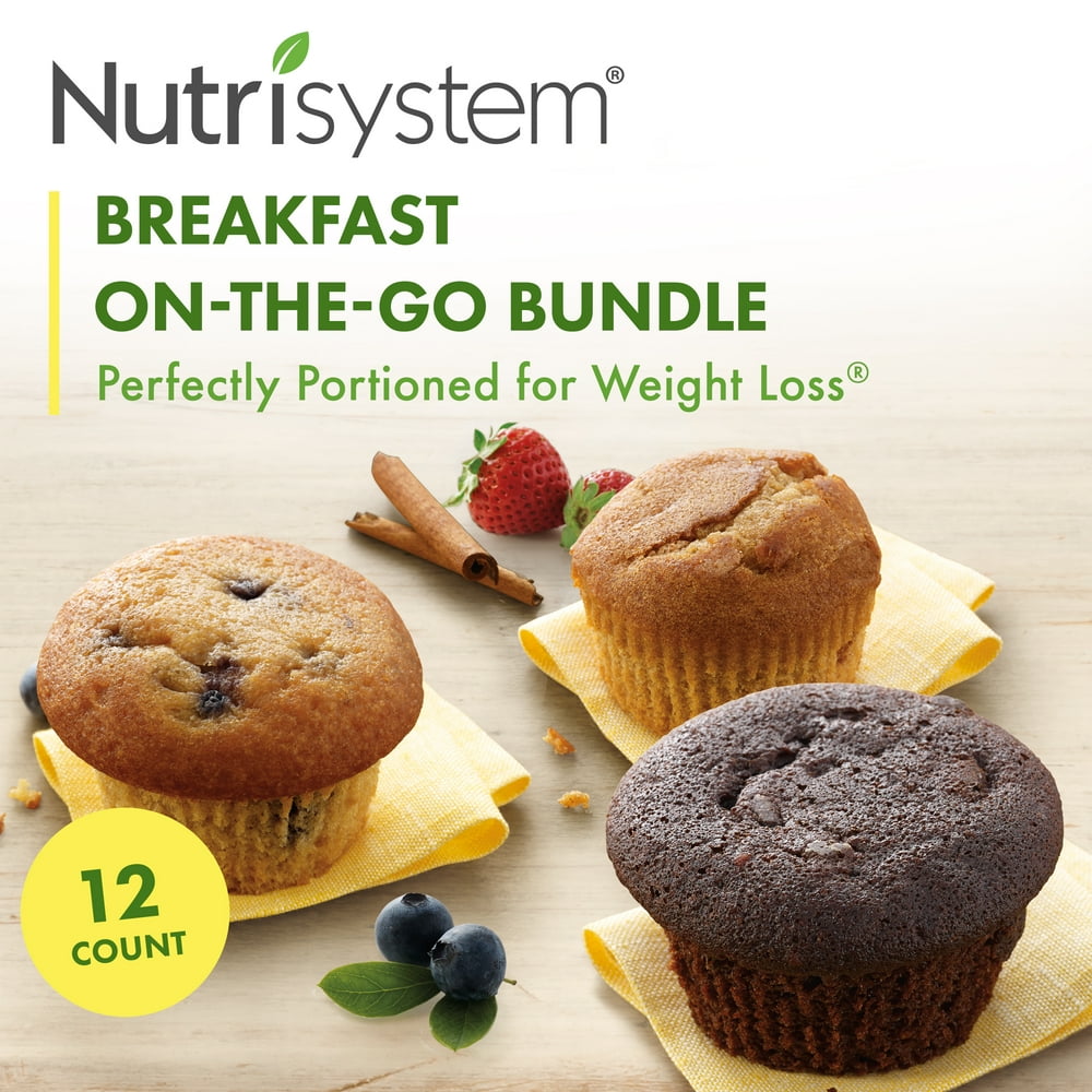 Nutrisystem Breakfast OnTheGo Variety Bundle Muffins, 12 Count
