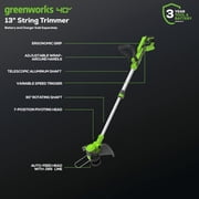 Greenworks 40V 13-Inch Cordless String Trimmer / Edger and Leaf Blower Combo Kit + 3 Bonus Spools, 2.0Ah Battery and Charger Included