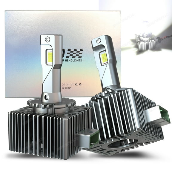 2pcs D3S D3R LED Headlight Bulbs 70W 12000lm 6500K Super White Replace HID Xenon Conversion Kit