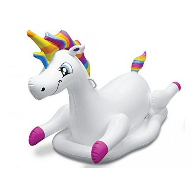 KOVOT Kovot Vinyl Inflatable Ride On Unicorn Pool Float