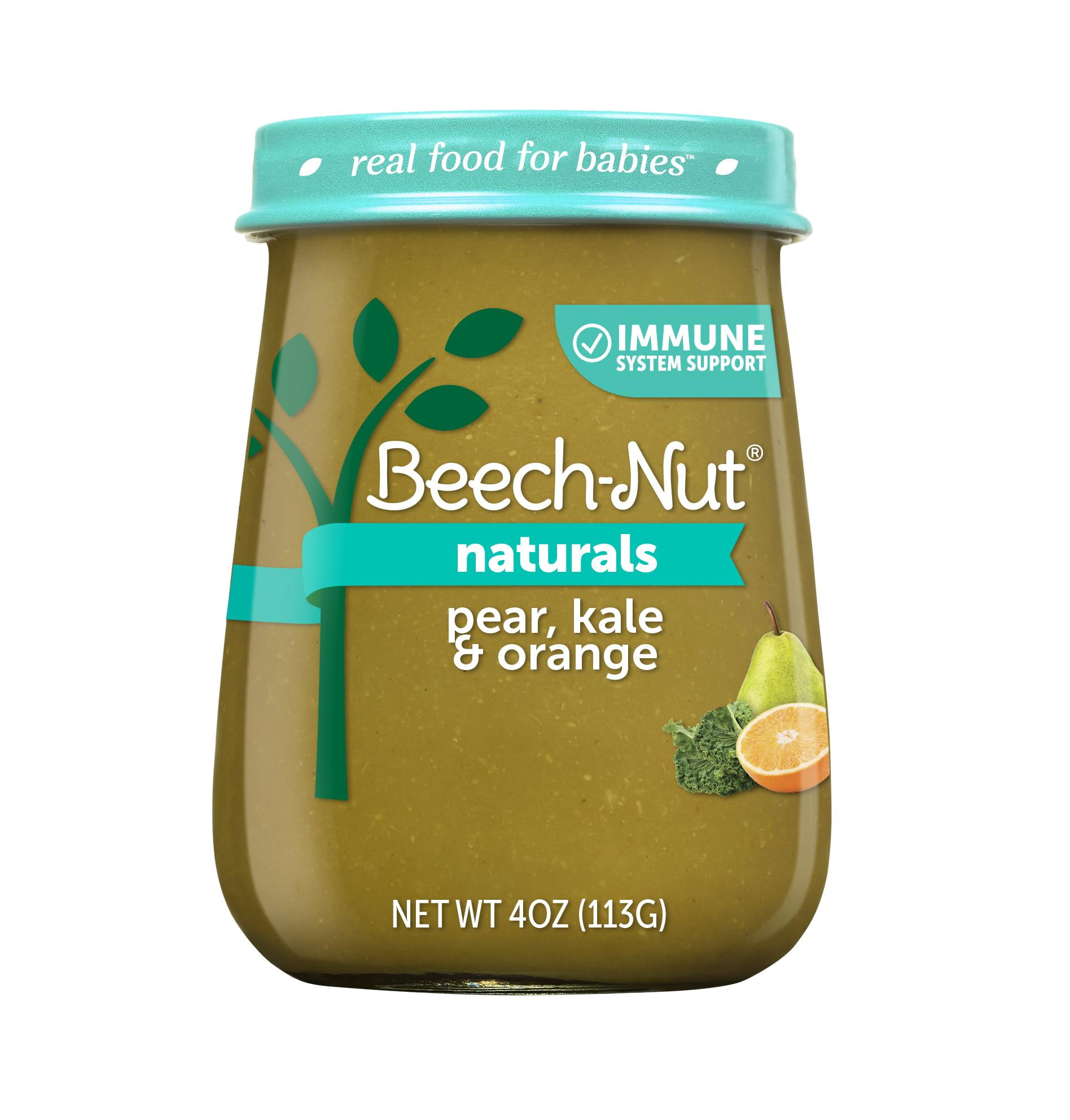 BeechNut Naturals Immune Support Stage 3 Baby Food, Pear Kale & Orange