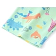 thumbnail image 6 of Beezizac Girls' Short Sleeve Pajama Set Cotton Slim Fit All-Over Cute Dinosaurs Print Soft Kids Sleepwear Size 12, 6 of 7