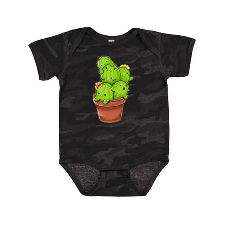 

Inktastic Cute Budding Cactus Party Gift Baby Boy or Baby Girl Bodysuit